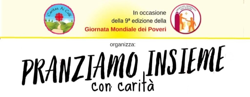 PRANZIAMO INSIEME con carità